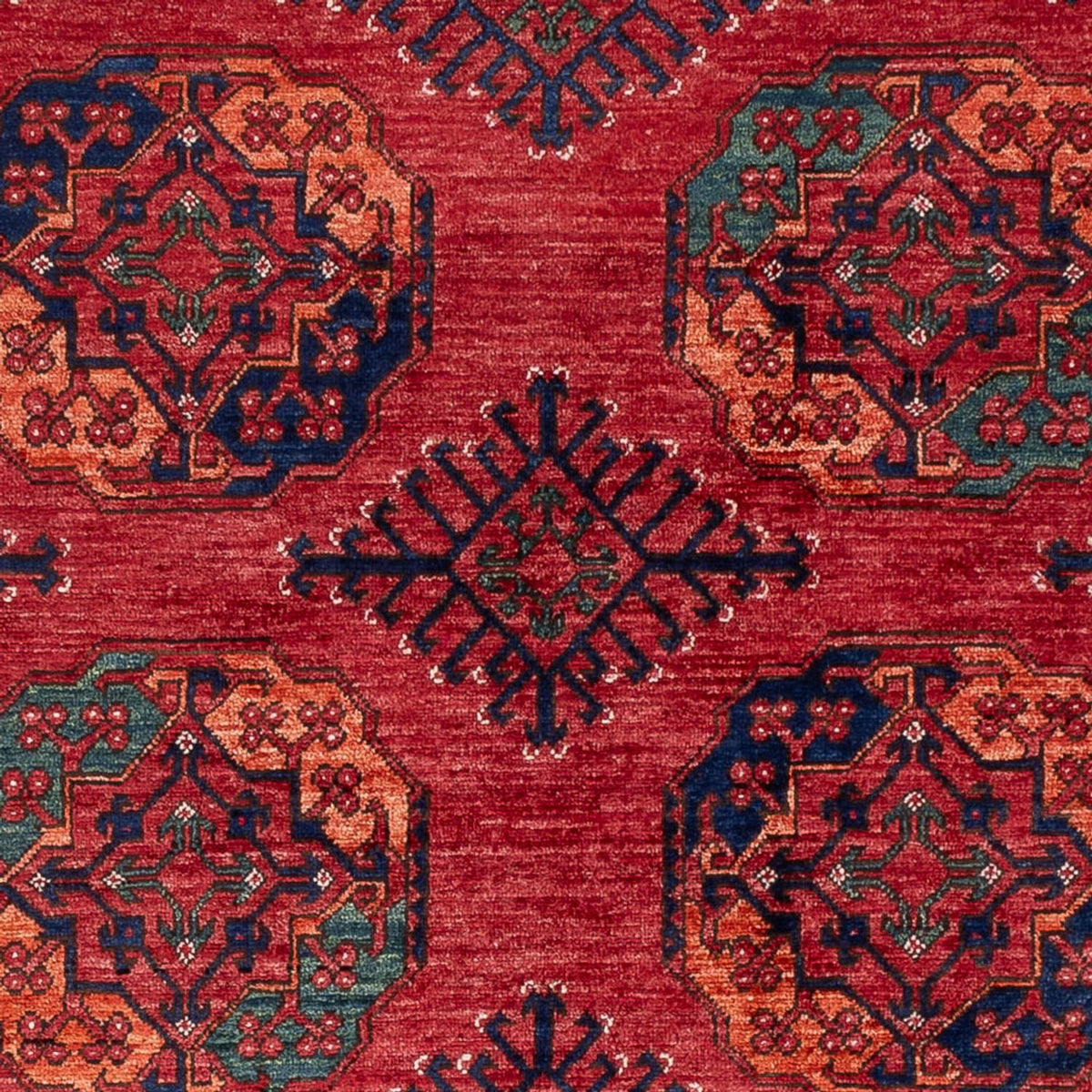 Tappeto afgano - Kunduz - 234 x 176 cm - rosso
