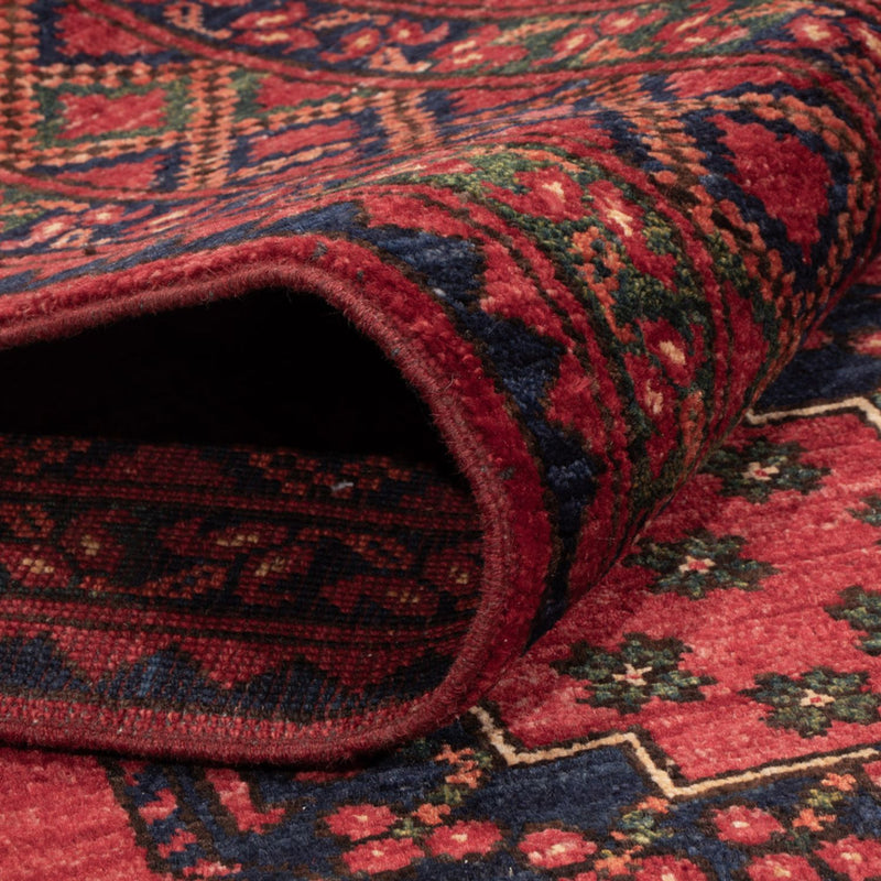 Tappeto afgano - Kunduz - 242 x 171 cm - rosso