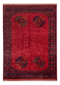 Tappeto afgano - Kunduz - 244 x 177 cm - rosso