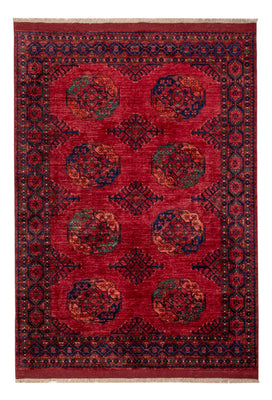 Tappeto afgano - Kunduz - 241 x 174 cm - rosso