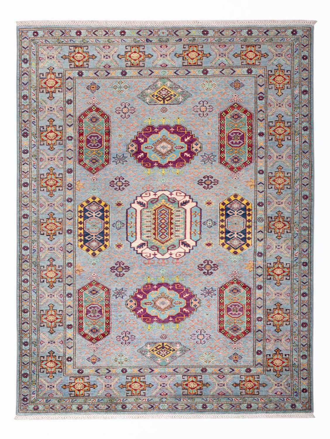 Tappeto Ziegler - Kazak - 233 x 172 cm - grigio