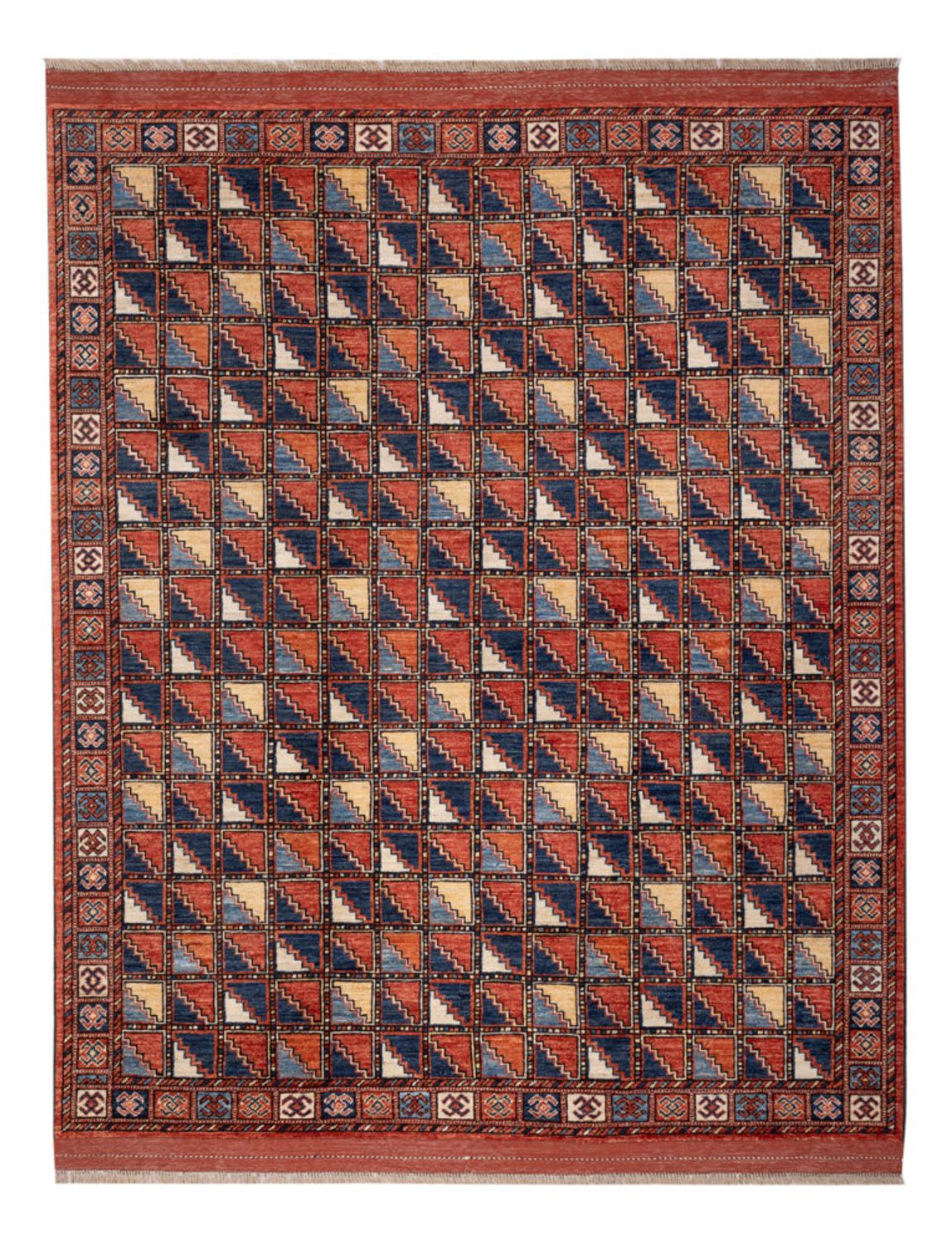 Tappeto afgano - 215 x 176 cm - multicolore