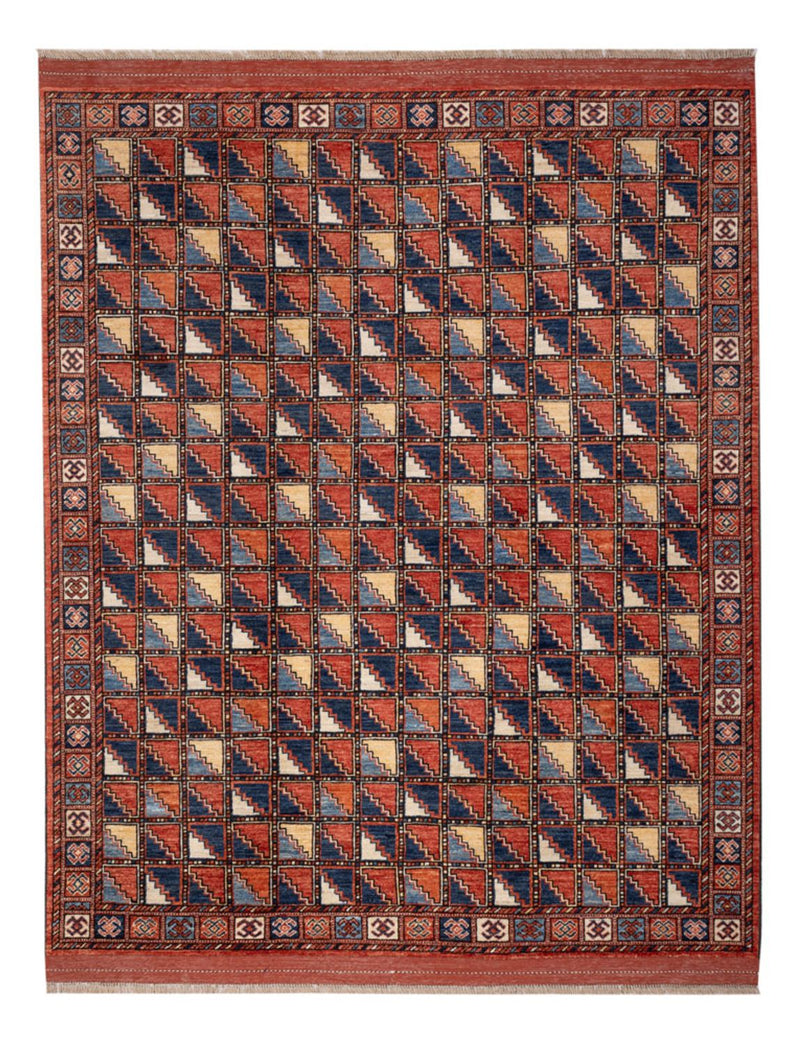 Tappeto afgano - 215 x 176 cm - multicolore