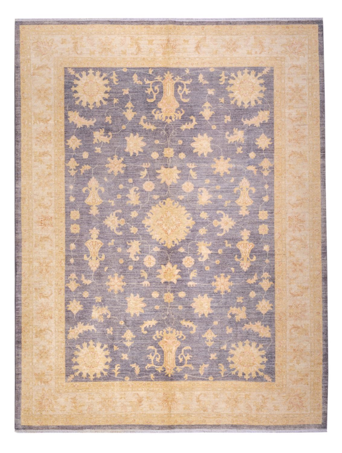 Tappeto Ziegler - 287 x 216 cm - blu mare