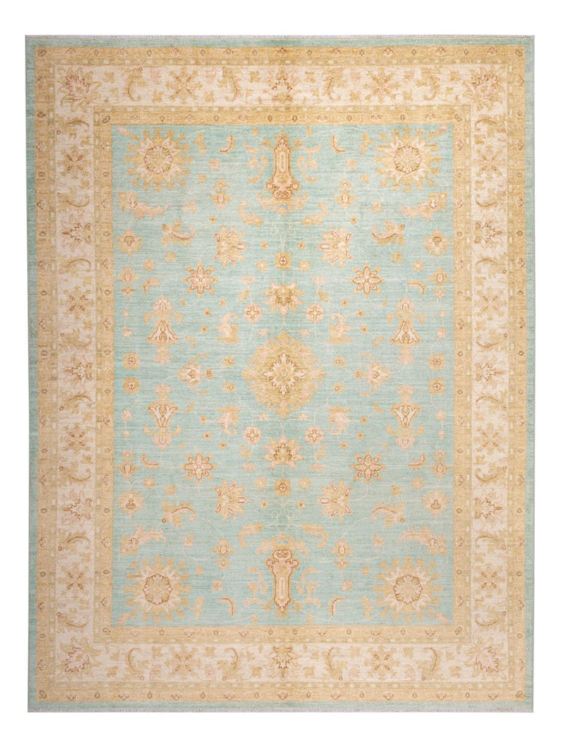 Tappeto Ziegler - 287 x 211 cm - turchese