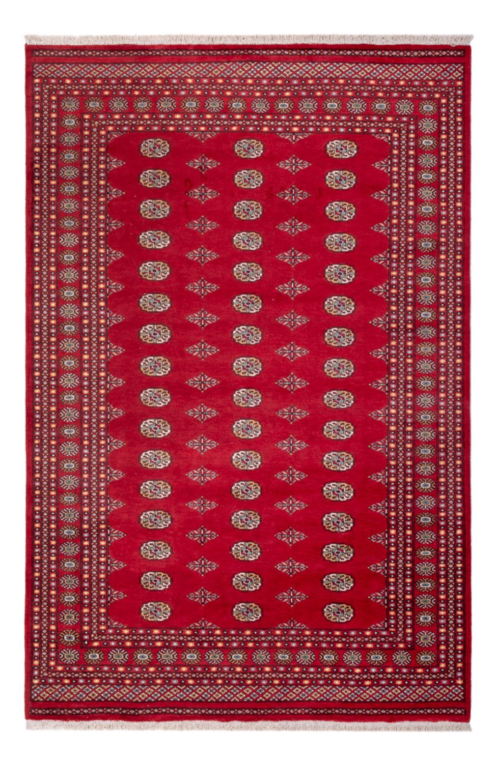 Tappeto afgano - Bukhara - 307 x 201 cm - rosso