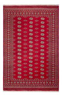 Tappeto afgano - Bukhara - 307 x 201 cm - rosso