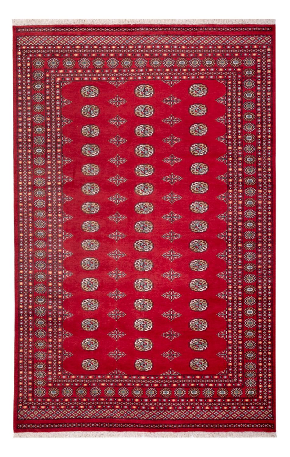 Tappeto afgano - Bukhara - 316 x 203 cm - rosso