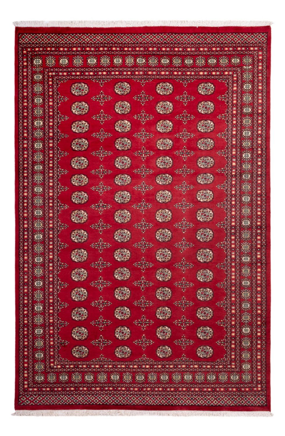 Tappeto afgano - Bukhara - 318 x 210 cm - rosso