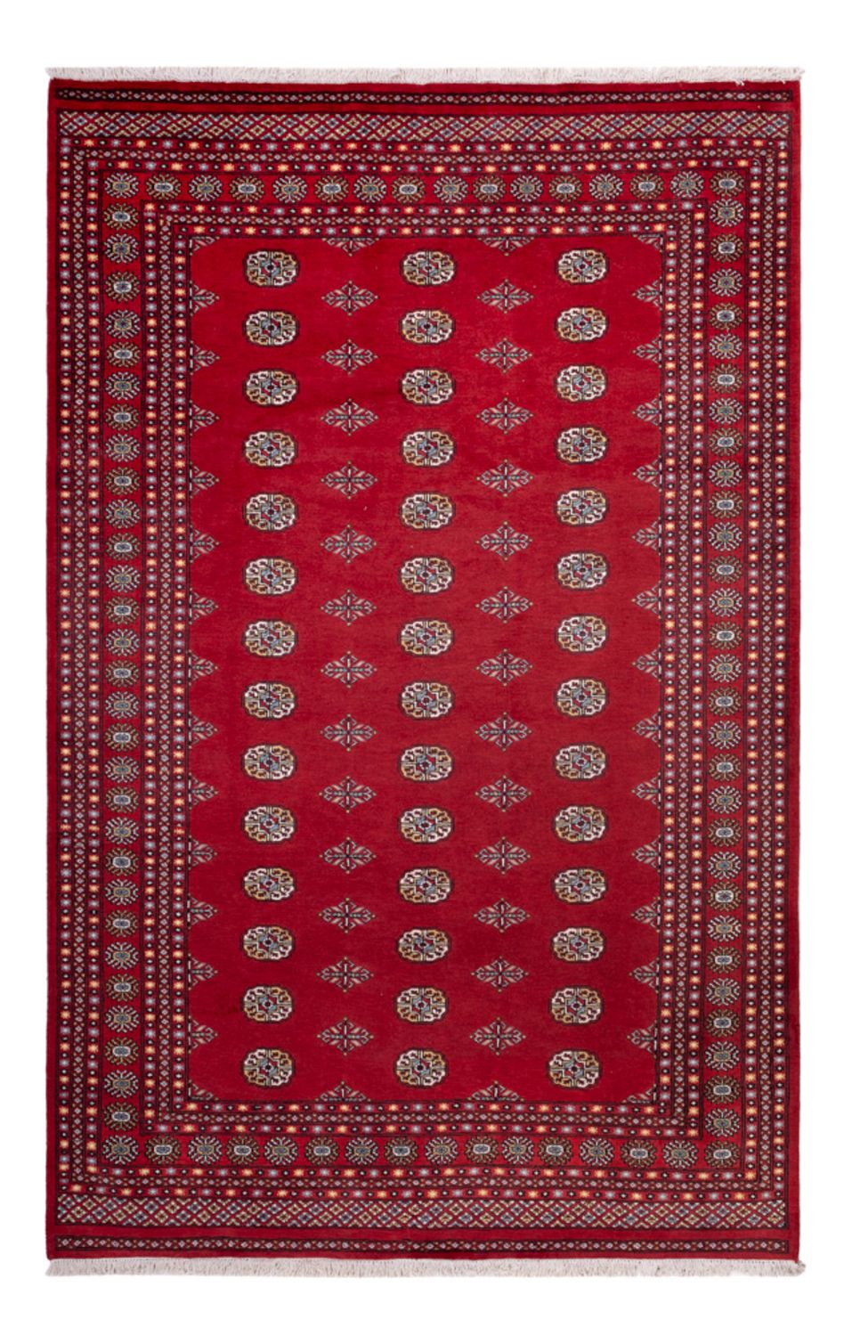 Tappeto afgano - Bukhara - 314 x 202 cm - rosso