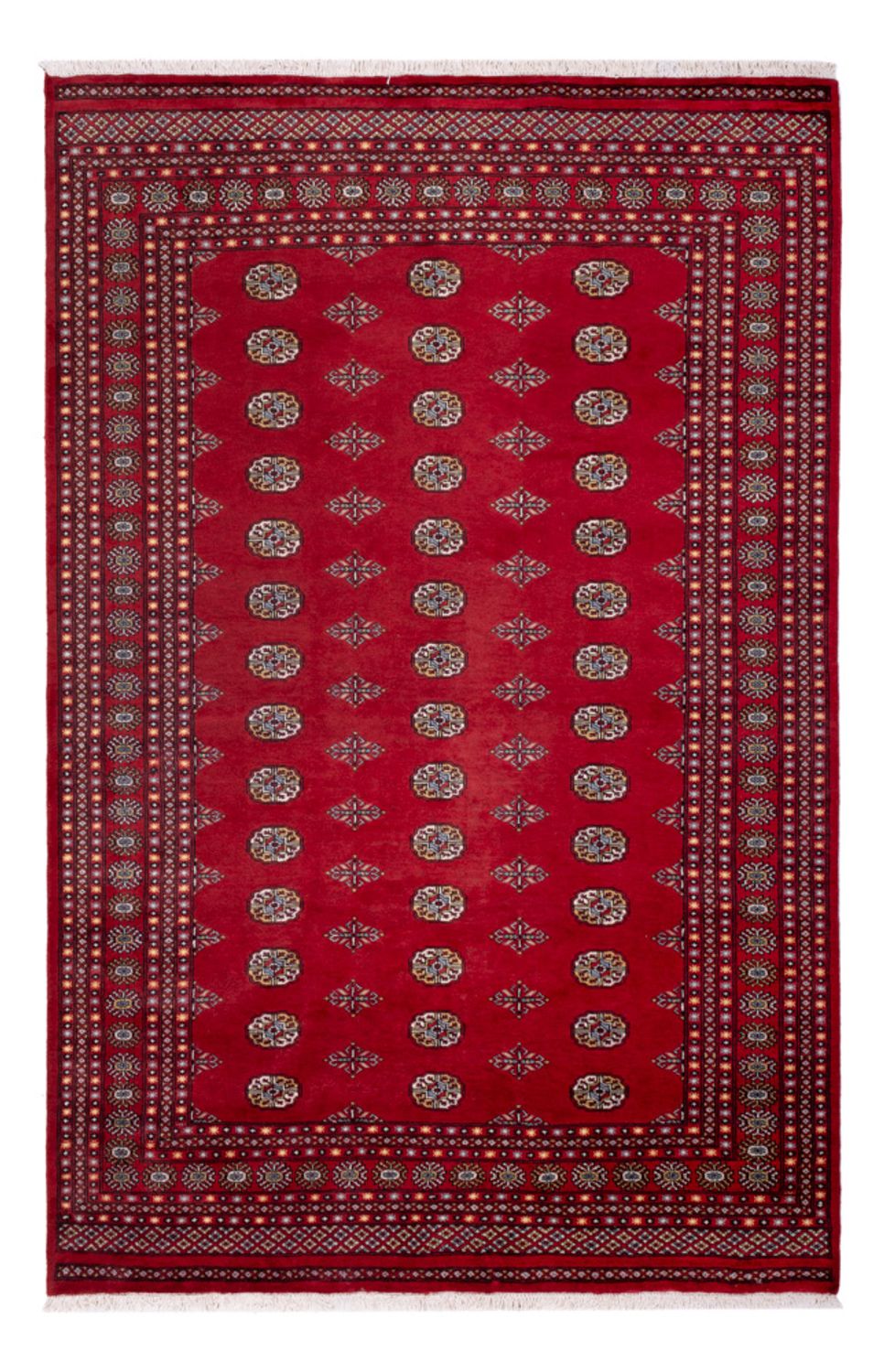 Tappeto afgano - Bukhara - 306 x 202 cm - rosso
