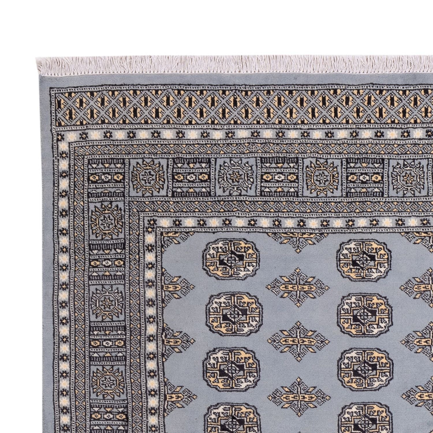 Tappeto afgano - Bukhara - 300 x 204 cm - grigio chiaro