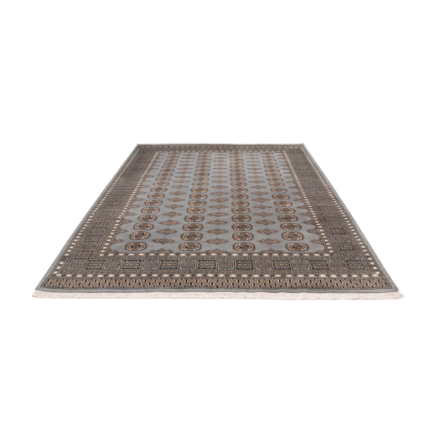 Tappeto afgano - Bukhara - 300 x 204 cm - grigio chiaro