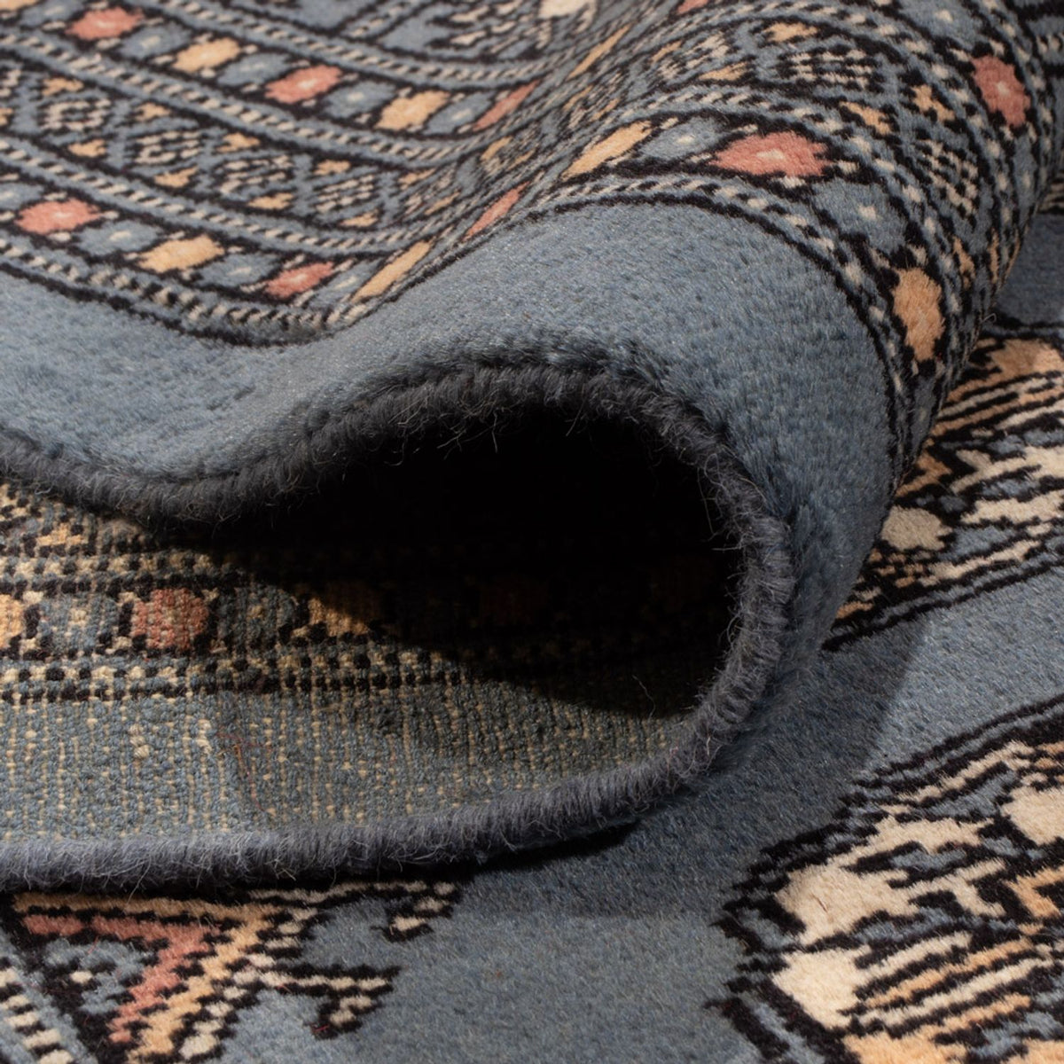 Tappeto afgano - Bukhara - 305 x 249 cm - blu chiaro