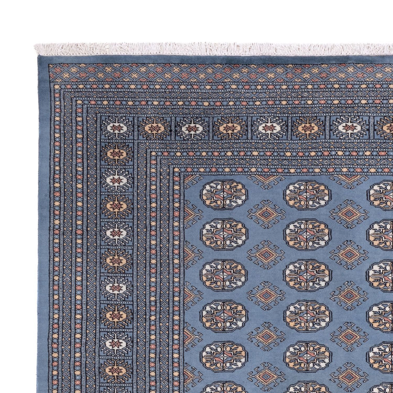 Tappeto afgano - Bukhara - 309 x 248 cm - blu mare