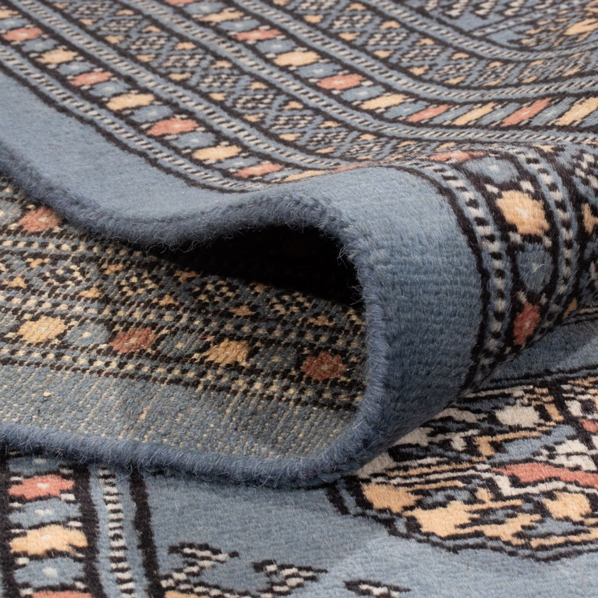 Tappeto afgano - Bukhara - 309 x 248 cm - blu mare