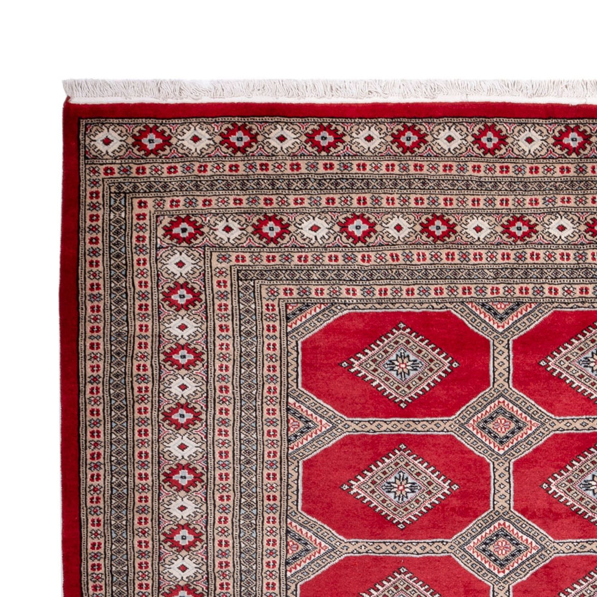Tappeto afgano - Bukhara - 287 x 220 cm - rosso