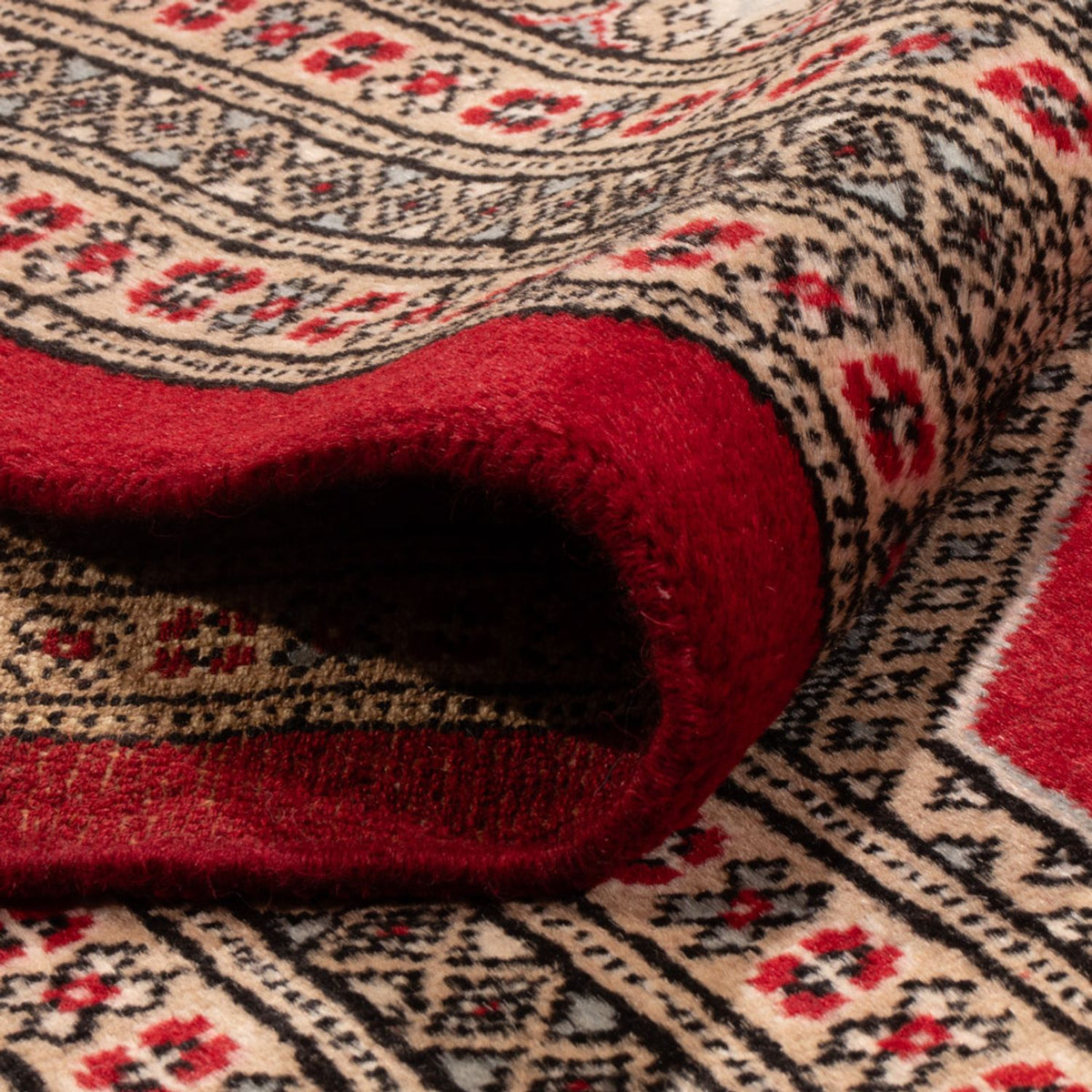 Tappeto afgano - Bukhara - 287 x 220 cm - rosso