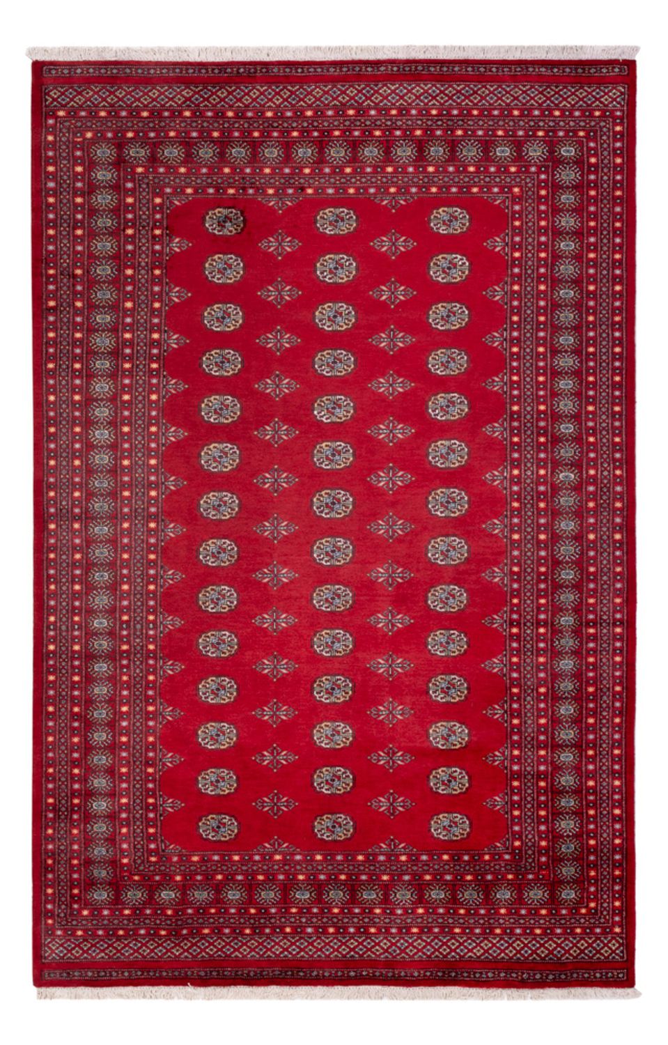 Tappeto afgano - Bukhara - 307 x 202 cm - rosso