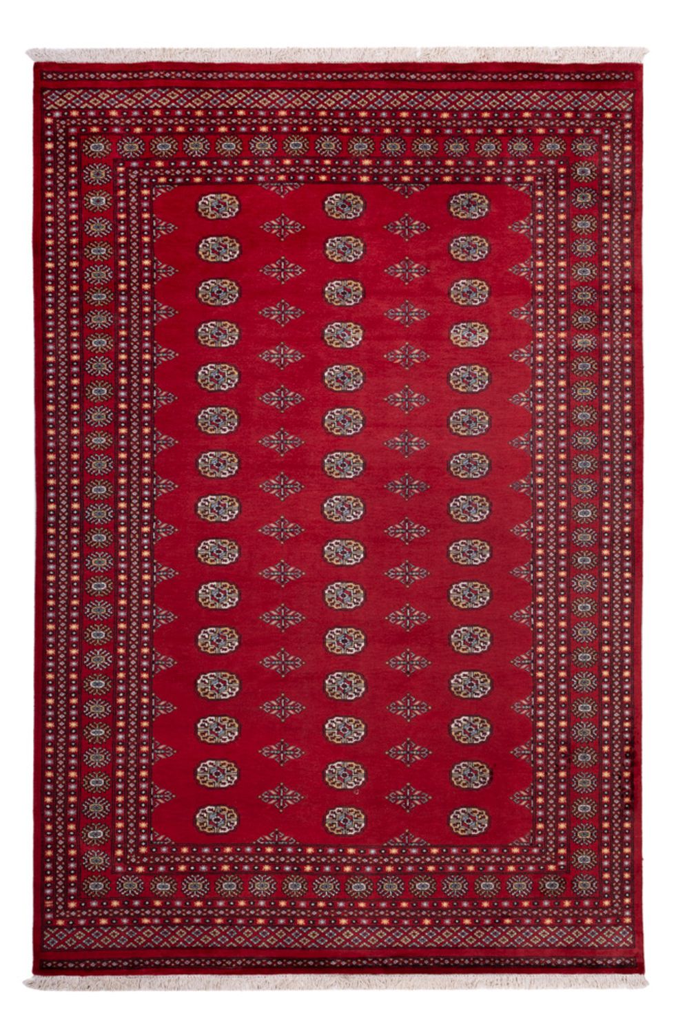 Tappeto afgano - Bukhara - 302 x 202 cm - rosso