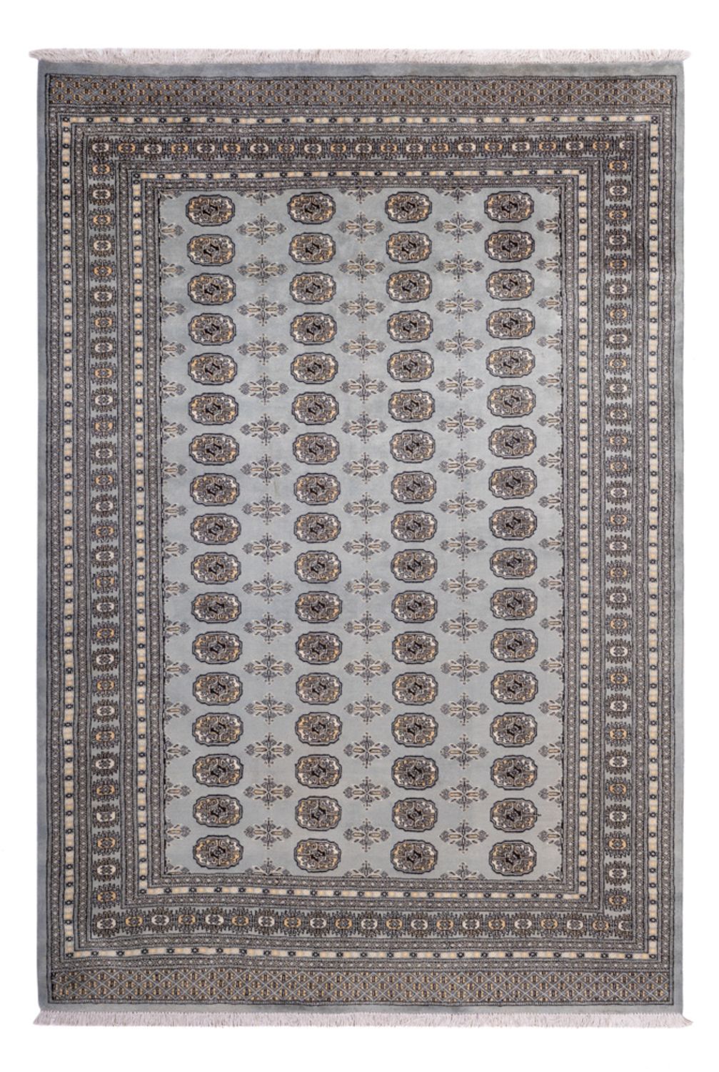 Tappeto afgano - Bukhara - 310 x 207 cm - blu cielo