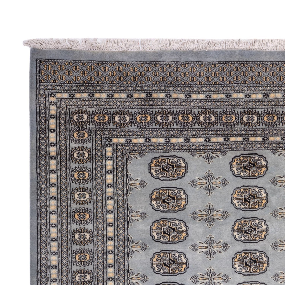 Tappeto afgano - Bukhara - 310 x 207 cm - blu cielo