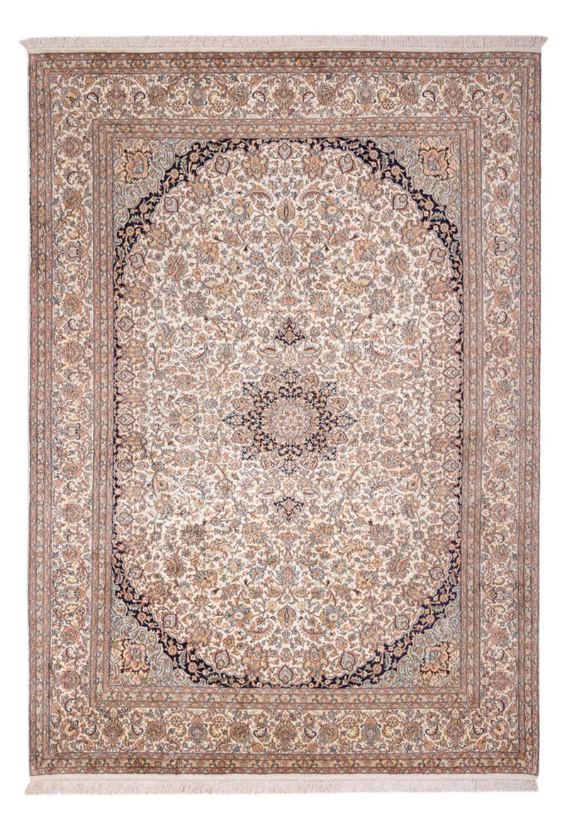 Tappeto di seta - Seta del Kashmir - 309 x 213 cm - sabbia