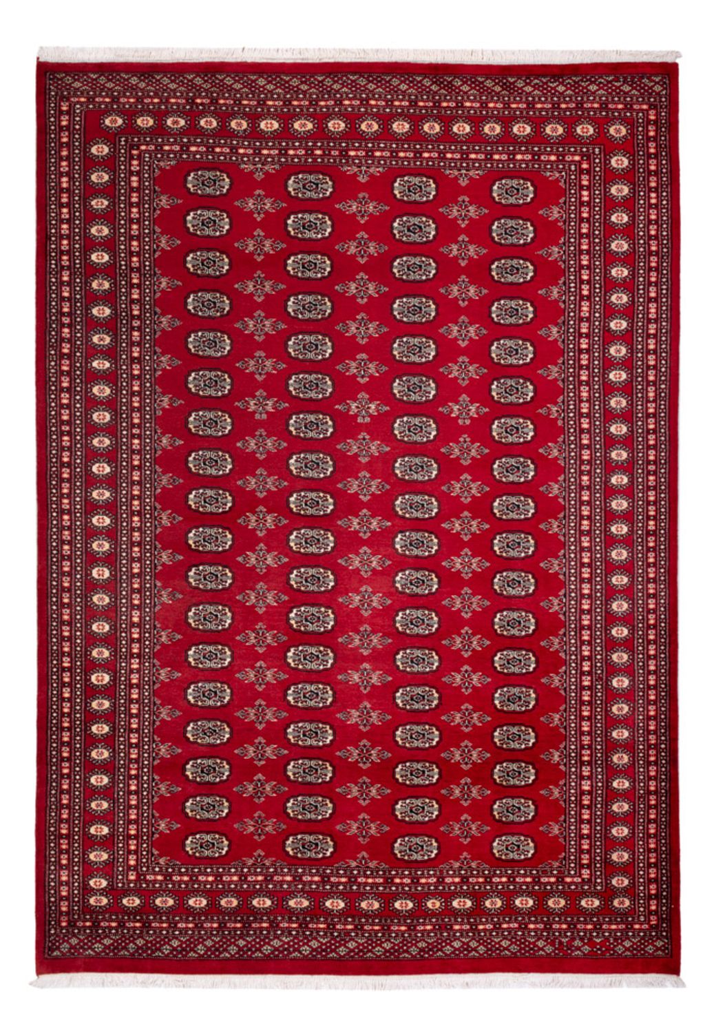 Tappeto afgano - Bukhara - 297 x 213 cm - rosso