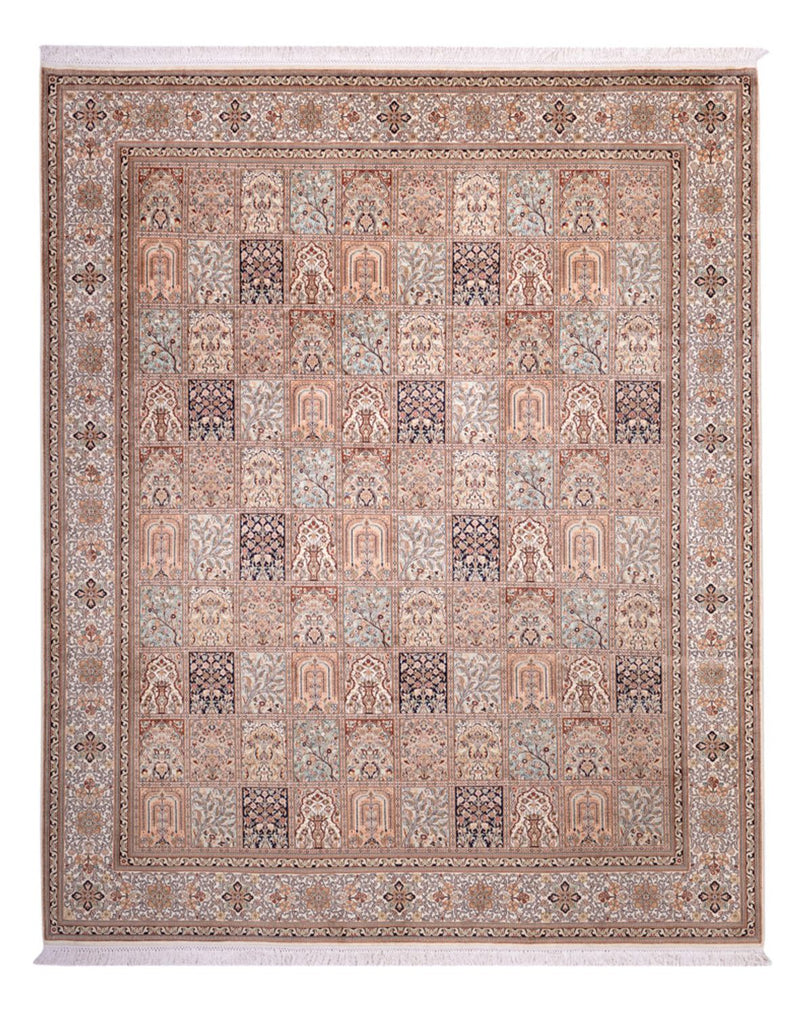 Tappeto di seta - Seta del Kashmir - 304 x 246 cm - sabbia