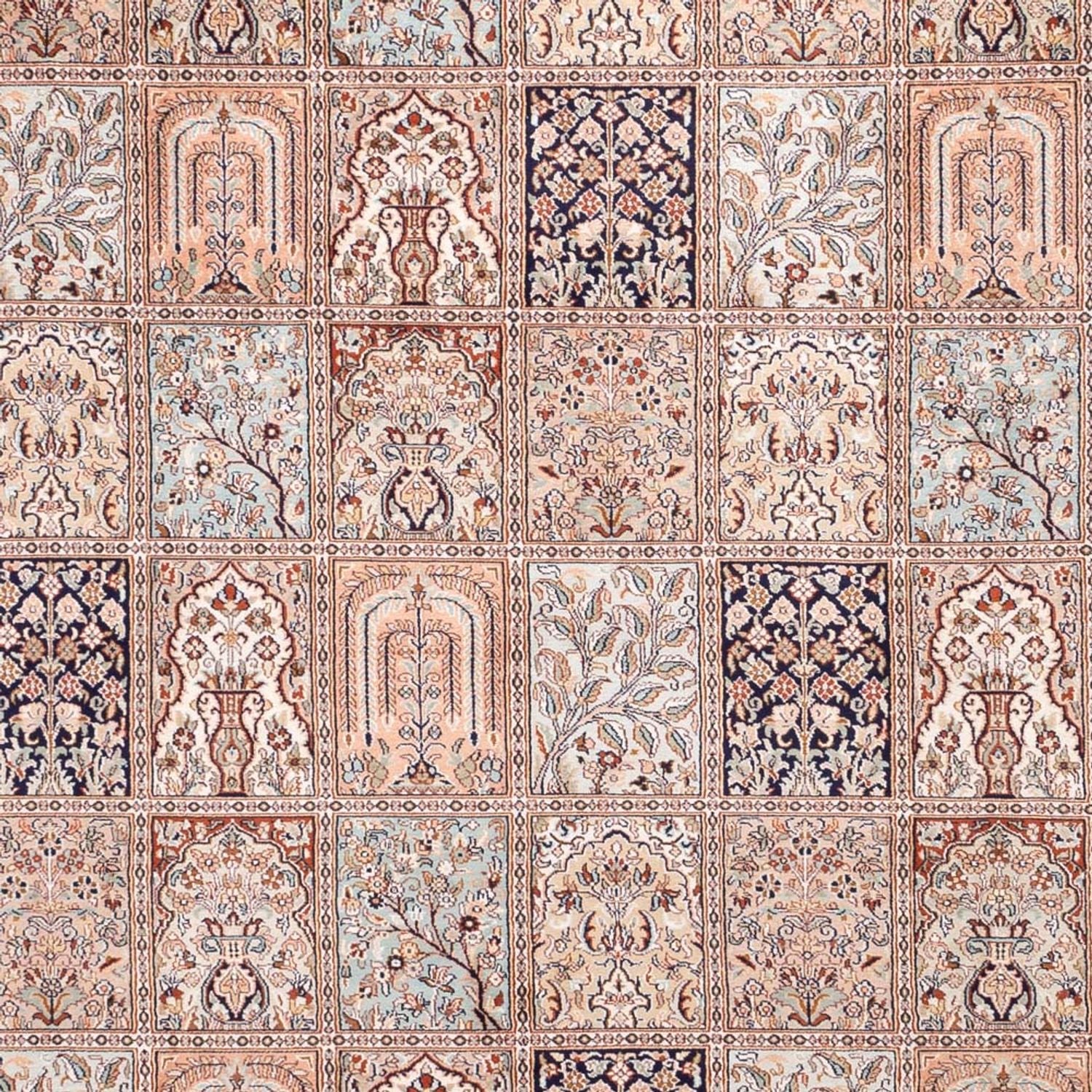 Tappeto di seta - Seta del Kashmir - 304 x 246 cm - sabbia