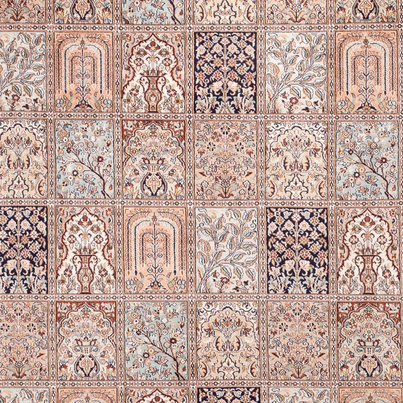 Tappeto di seta - Seta del Kashmir - 304 x 246 cm - sabbia
