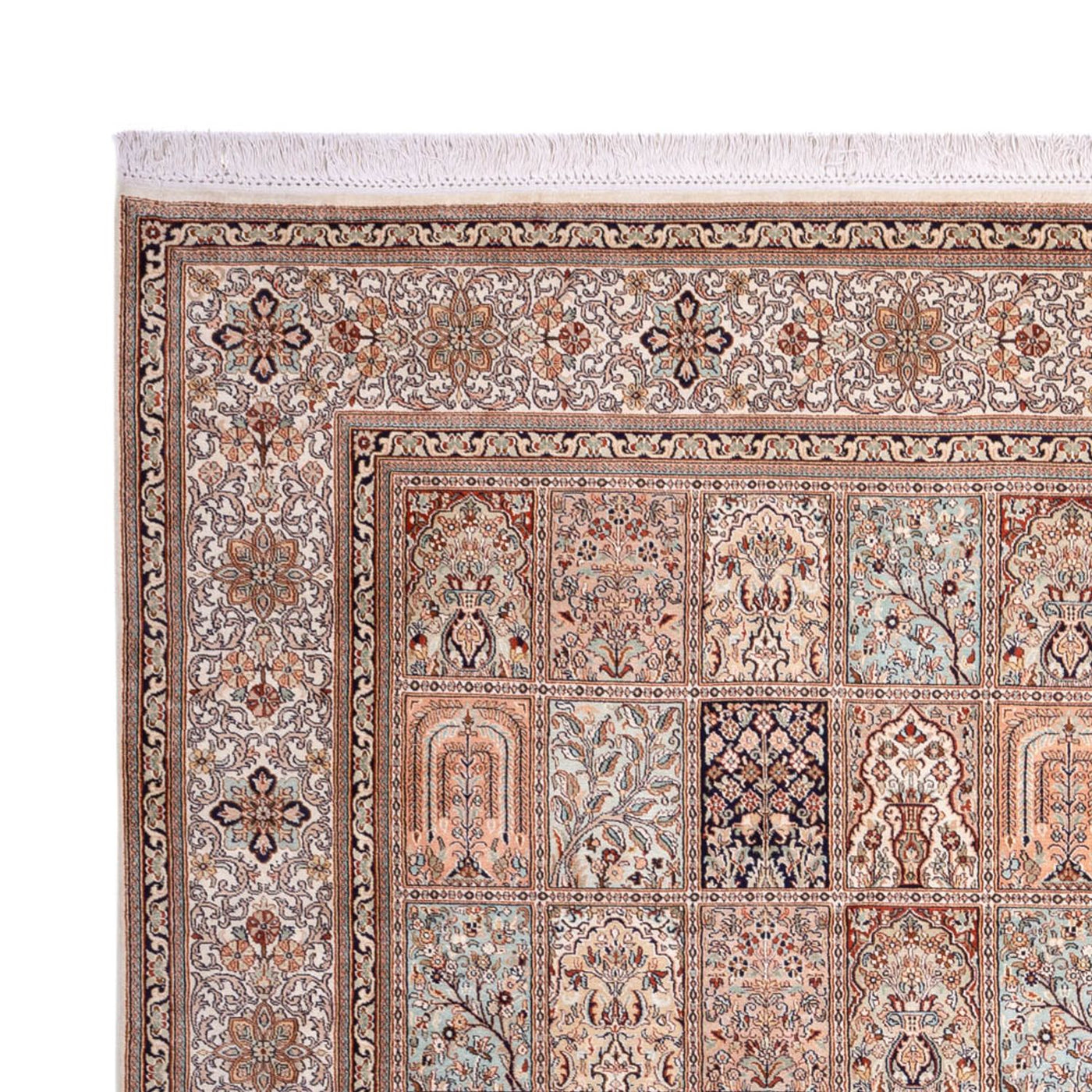 Seta del Kashmir Tappeto 304x246cm - Tappeto orientale