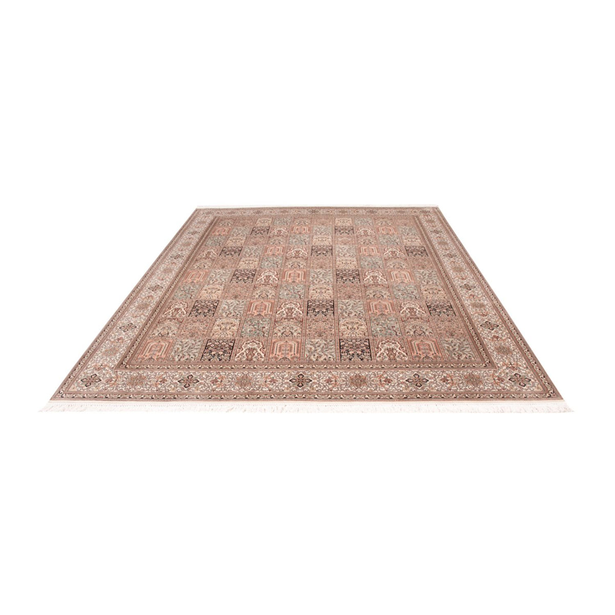 Tappeto di seta - Seta del Kashmir - 304 x 246 cm - sabbia