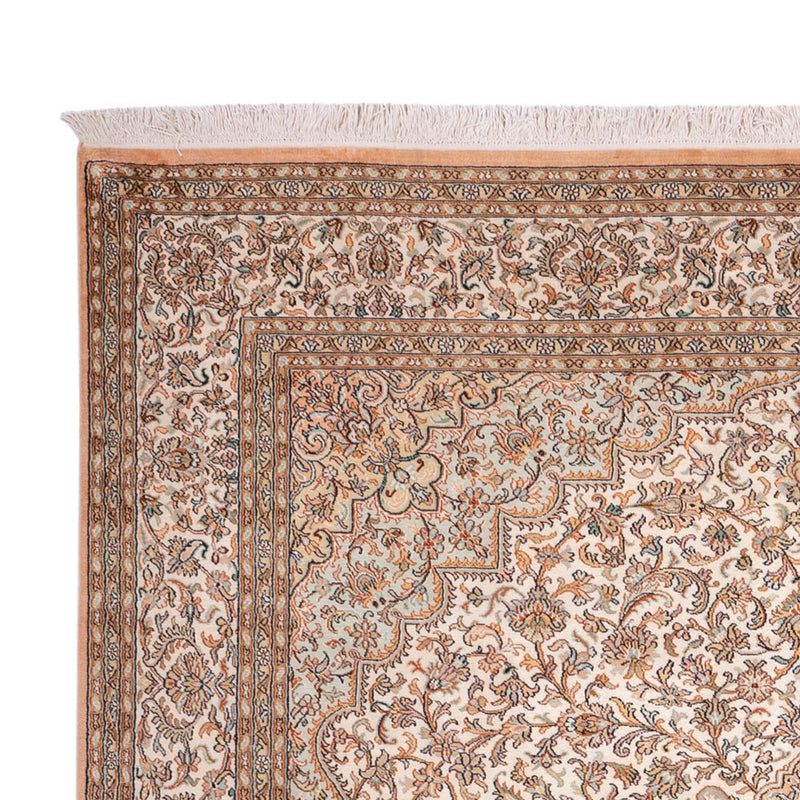 Tappeto di seta - Seta del Kashmir - 290 x 205 cm - sabbia