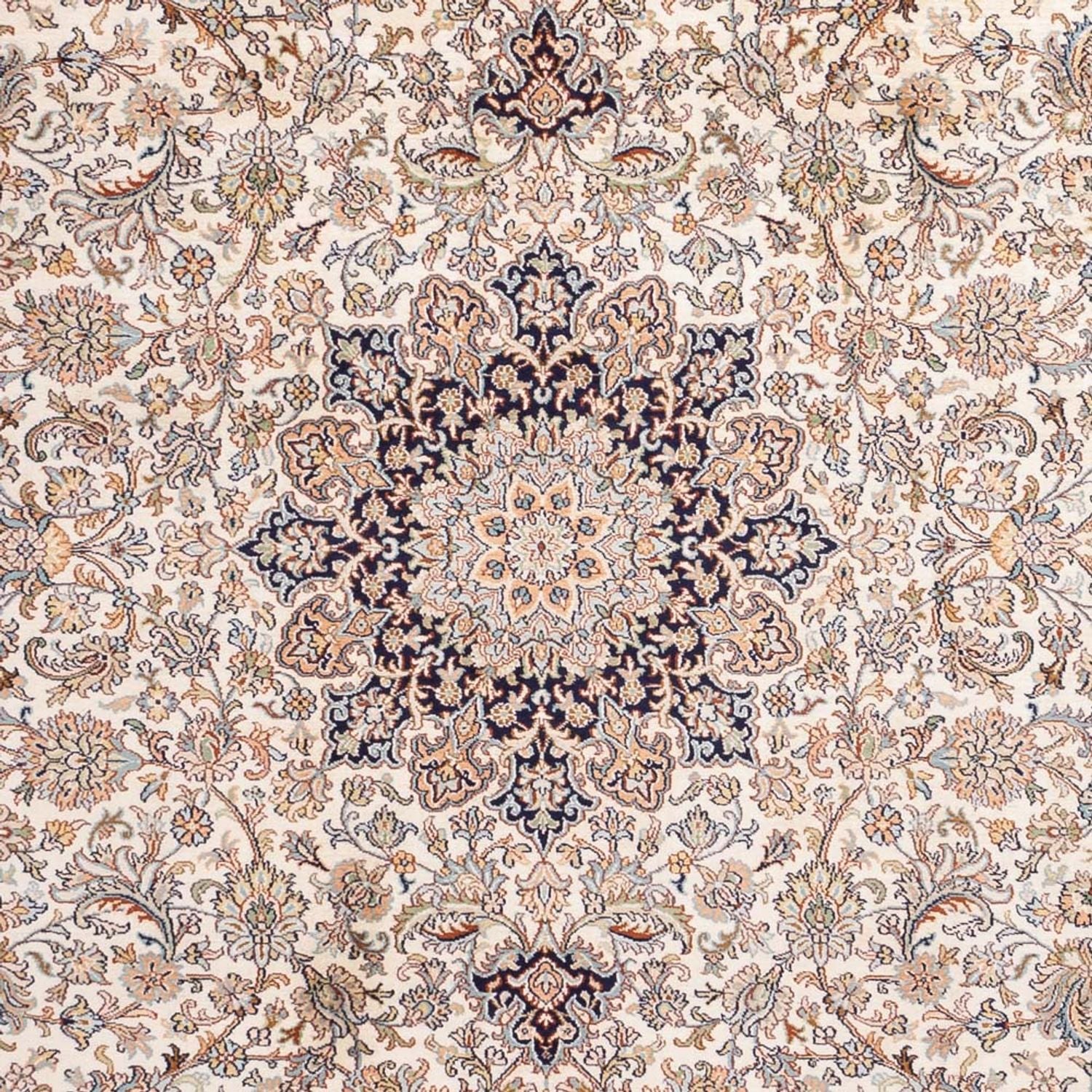 Tappeto di seta - Seta del Kashmir - 309 x 217 cm - sabbia