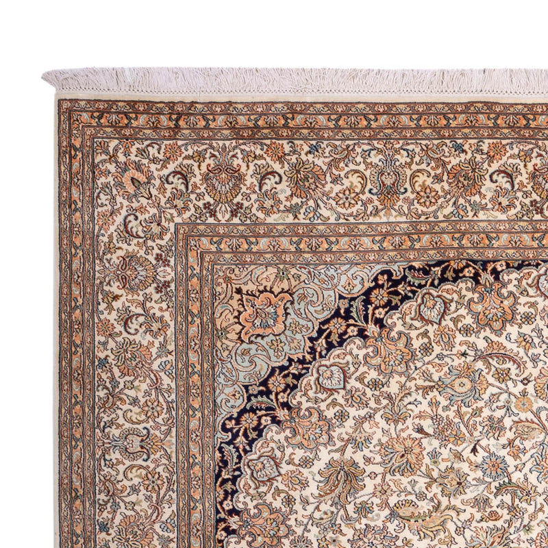 Tappeto di seta - Seta del Kashmir - 309 x 217 cm - sabbia