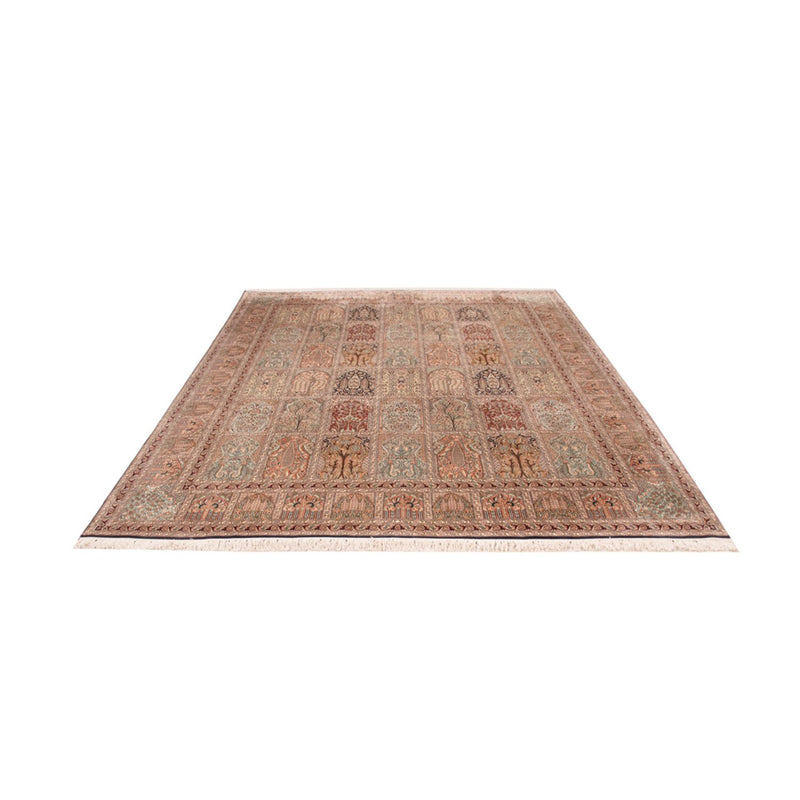 Tappeto di seta - Seta del Kashmir - 308 x 242 cm - beige scuro