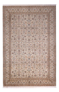 Tappeto di seta - Seta del Kashmir - 326 x 216 cm - beige scuro