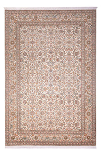 Tappeto di seta - Seta del Kashmir - 318 x 216 cm - beige scuro