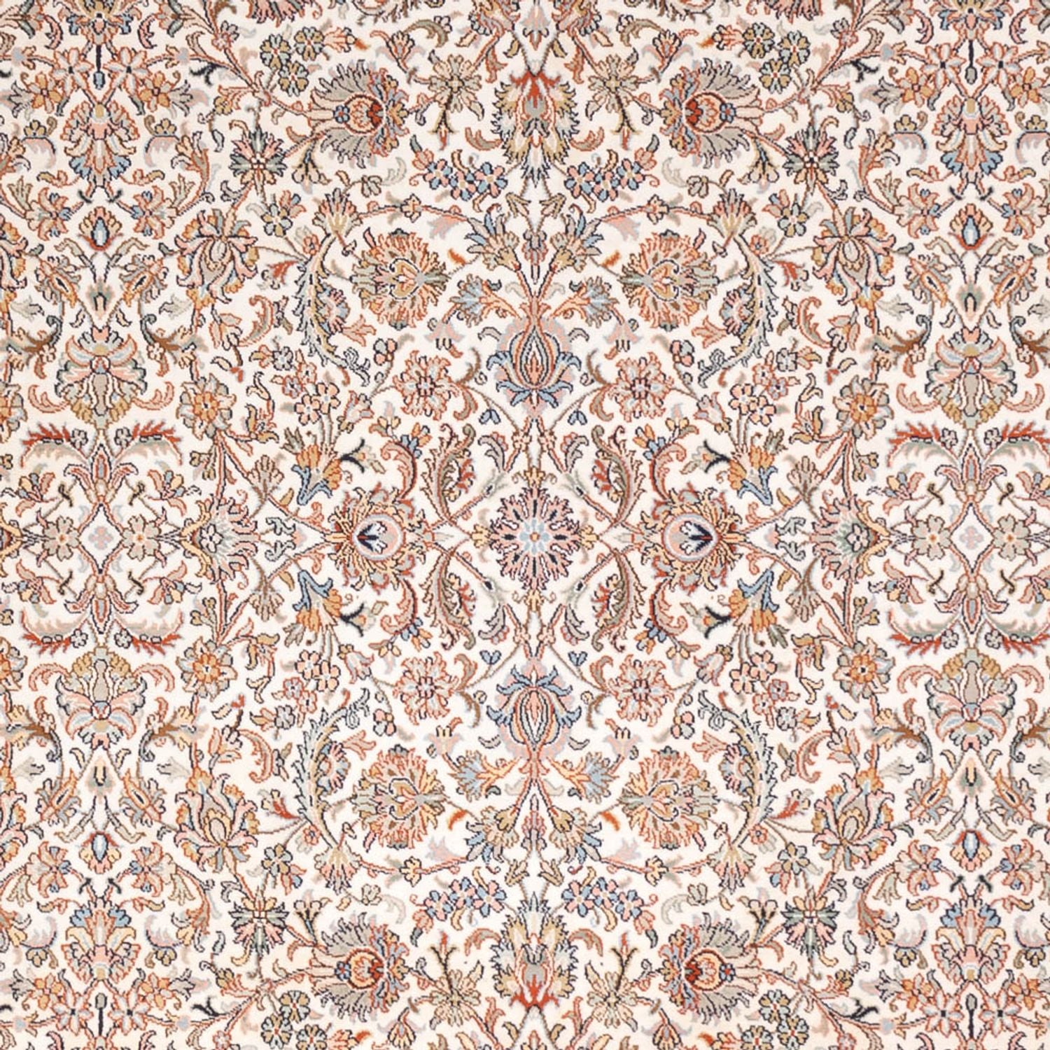 Tappeto di seta - Seta del Kashmir - 318 x 216 cm - beige scuro