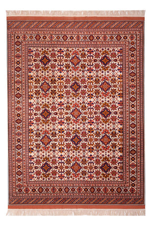 Tappeto di seta - seta afgana - 282 x 205 cm - marrone