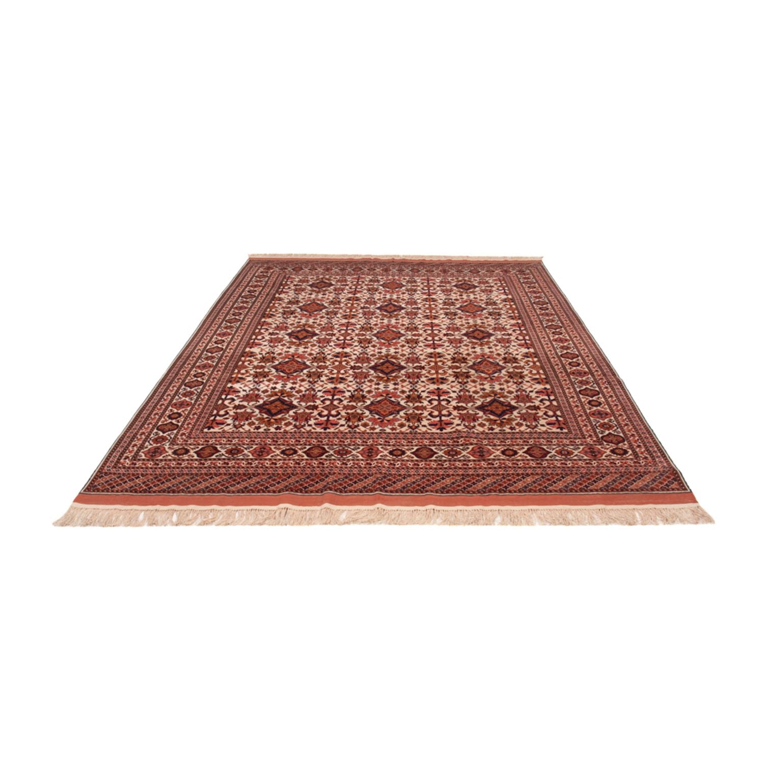 Tappeto di seta - seta afgana - 282 x 205 cm - marrone