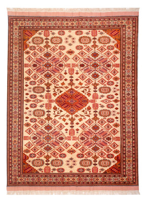 Tappeto di seta - seta afgana - 288 x 217 cm - rosso chiaro