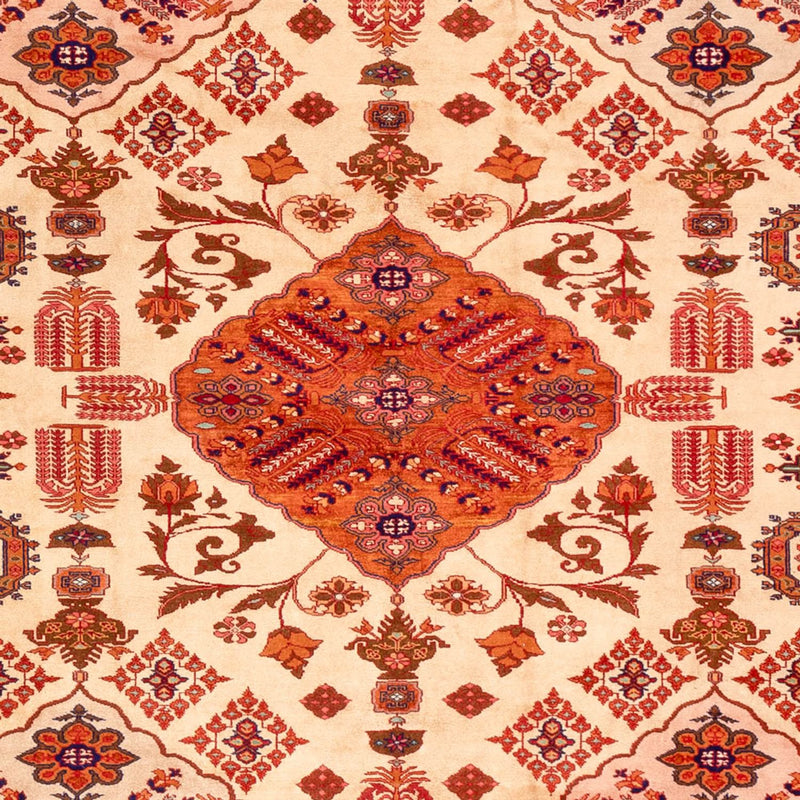 Tappeto di seta - seta afgana - 288 x 217 cm - rosso chiaro