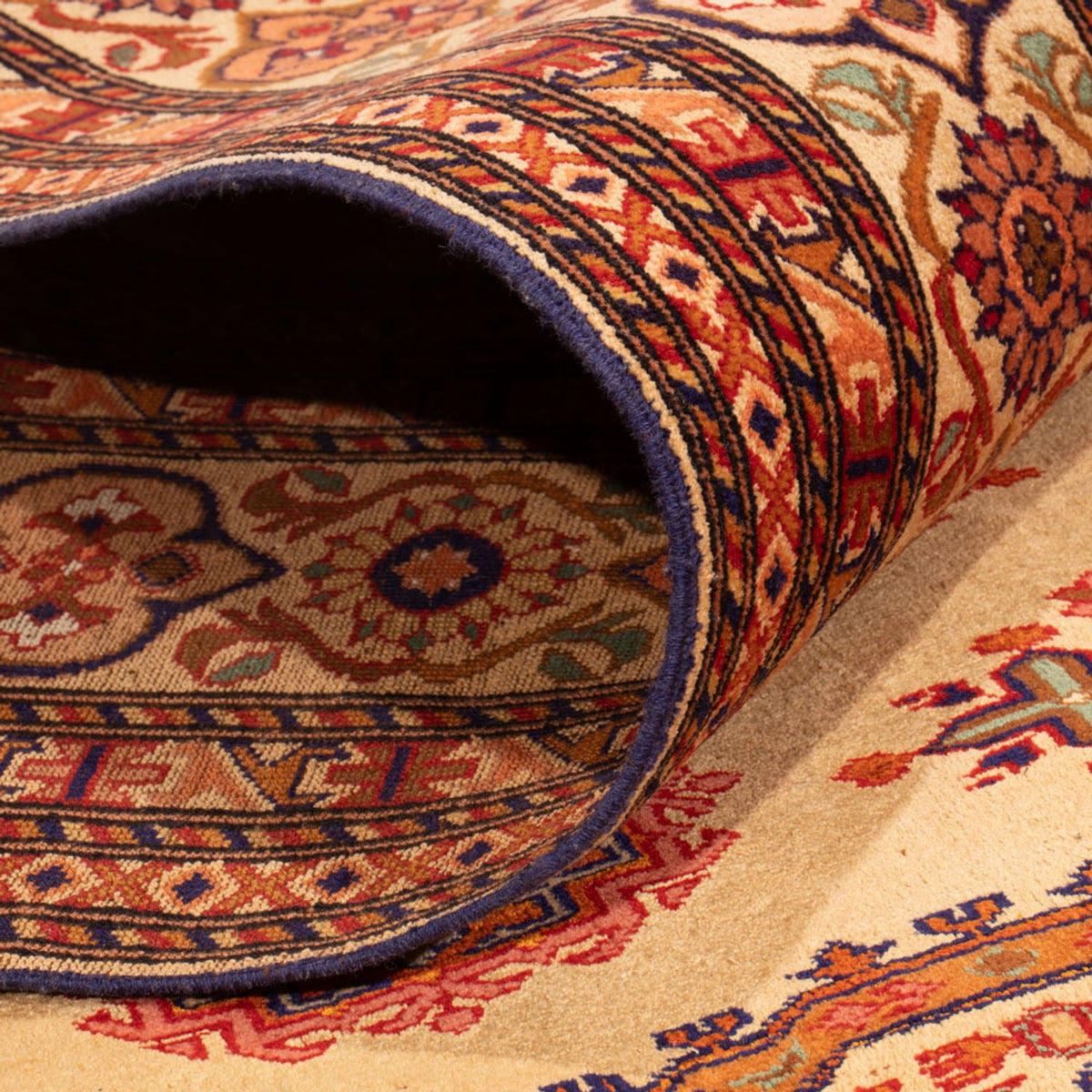 Tappeto di seta - seta afgana - 288 x 217 cm - rosso chiaro