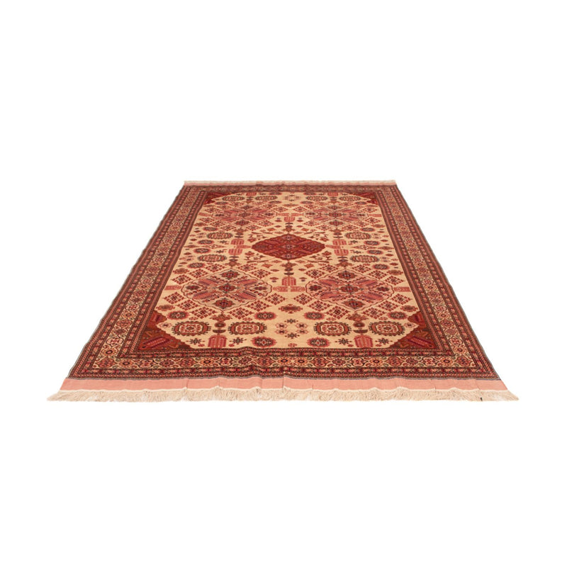 Tappeto di seta - seta afgana - 288 x 217 cm - rosso chiaro