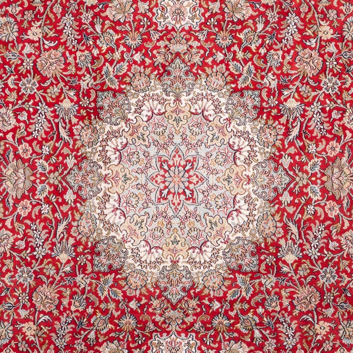 Tappeto di seta - Seta del Kashmir - 303 x 220 cm - rosso