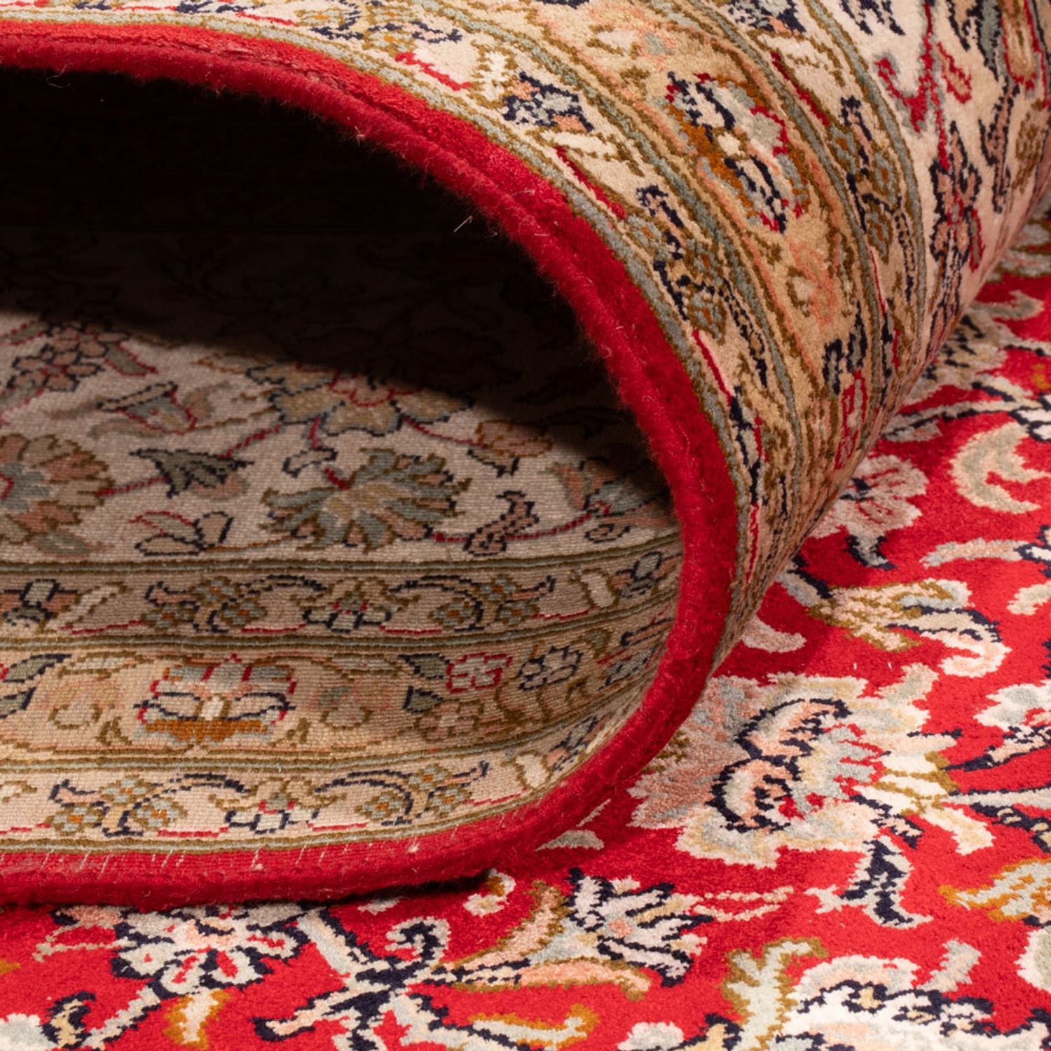Tappeto di seta - Seta del Kashmir - 303 x 220 cm - rosso