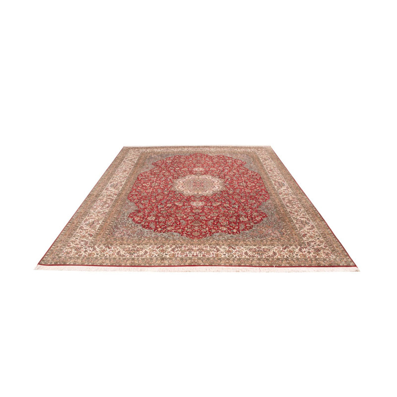 Tappeto di seta - Seta del Kashmir - 303 x 220 cm - rosso
