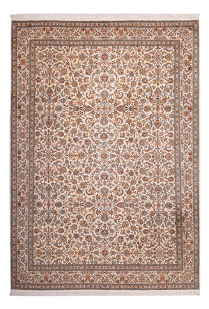 Tappeto di seta - Seta del Kashmir - 305 x 213 cm - sabbia